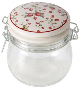 Słoik kuchenny dekoracyjny z pokrywką EMILY, 450 ml