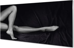 Panel szklany do Kuchni Nogi w Kabaretkach (Czarno-Białe)