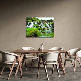 Obraz na szkle - wodospady (70x50 cm)