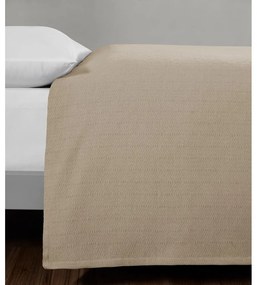Beżowa bawełniana narzuta na łóżko dwuosobowe 200x230 cm Serenity – Mijolnir