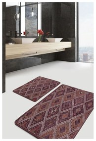 Aksamitne dywaniki łazienkowe zestaw 2 szt. 60x100 cm – Mila Home