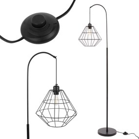 Lampa stojąca podłogowa  APP538-1F Czarna