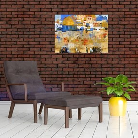 Obraz - Ściana płaczu, Jerozolima, Izrael (70x50 cm)
