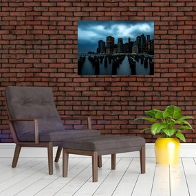 Obraz  - Widok na drapacze chmur Nowego Jorku (70x50 cm)