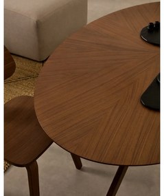 Stół z blatem w dekorze orzecha 110x180 cm Naanim – Kave Home
