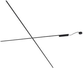 Nowoczesny system oświetlenia szynowego czarny 1-fazowy 600 cm - Magnetic Nowoczesny Oswietlenie wewnetrzne