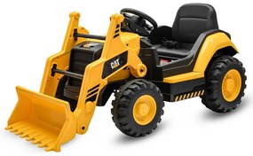 Baby Mix Traktor elektryczny dla dzieci CAT, żółty