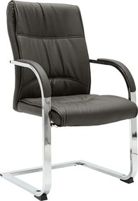 Szare ergonomiczne krzesło biurowe A1-B04