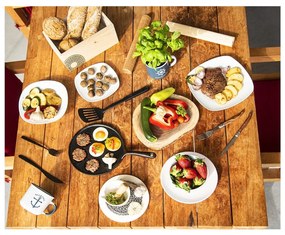 Sztućce ze stali nierdzewnej w naturalno-srebrnym 2 szt. kolorze – Orion
