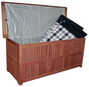 Brązowa skrzynia ogrodowa Plano – Garden Pleasure