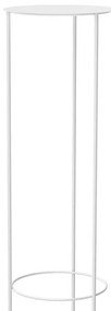 Stojak na kwiaty 100x32 cm, biały