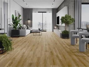 Mexen Manhattan próbka paneli winylowych SPC 6,5 mm, podkład IXPE 1,5 mm, 4 V-Fuga, Dąb - F1041-S