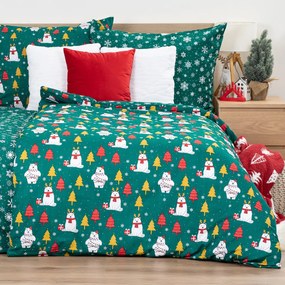 4Home Pościel bawełniana Polar Bear, 140 x 200 cm,70 x 90 cm