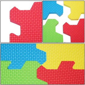 Spielwerk Piankowa mata dla dzieci PUZZLE, 86 części, wielokolorowa