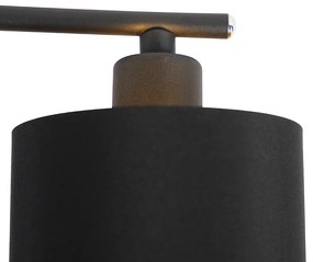 Inteligentna lampa wisząca czarna regulowana w komplecie z 6 żarówkami Wi-Fi B35 - Lofty Nowoczesny Oswietlenie wewnetrzne