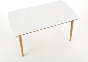 Rozkładany stół jadalniany NARPES w dekorze dąb lefkas 90(190)x80x75 cm