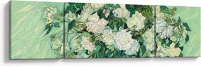 Obraz - Vincent van Gogh, Roses, reprodukcje (170x50 cm)