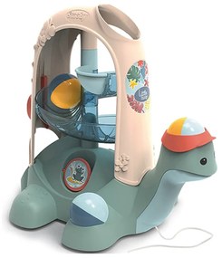 Smoby little żółw do ciągnięcia ze zjeżdżalnią dla piłeczek 12m+