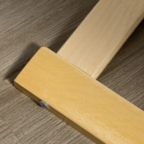 HOMCOM Fotel Relaksacyjny z Podnóżkiem Szary Lniany Pokrycie Drewniana Rama Wygodne Siedzisko z Podłokietnikami | Aosom PL