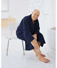 SAPHO A00602101 Krzesło dla osób niepełnosprawnychz oparciem, regulowana wysokość, biały