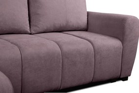 Kompaktowy, rozkładany narożnik Bueno, wrzos/fiolet - Soro 65