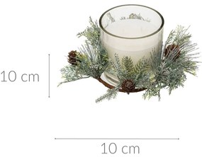 Świąteczny stroik ze świecą, 270 g