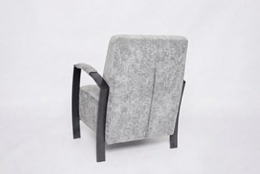 Nowoczesny fotel Looft w kolorze szarym-ponadczasowy styl