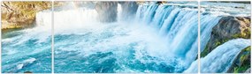 Obraz - Wodospad Godafoss (170x50 cm)