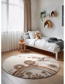 Kremowy dywan dziecięcy ø160 cm Roar like a Lion – Villeroy&amp;Boch