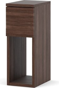 Szafka Nocna Dąb Wenge 1 Szuflada 20 cm Stolik Nakastlik Do Sypialni