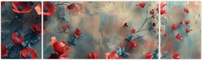 Obraz - Wilcze maki (170x50 cm)