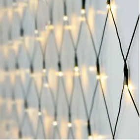 Siatka świąteczna LED ciepła biała, 160x LED, 200 x 100 cm