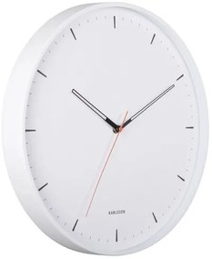 Karlsson 5940WH designerski zegar ścienny 40 cm, biały