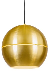Wisząca lampa Retro złota 40 cm - Slice Retro Oswietlenie wewnetrzne