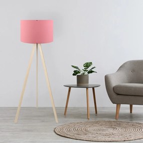 Lampa podłogowa AYD-1519 różowy dąb