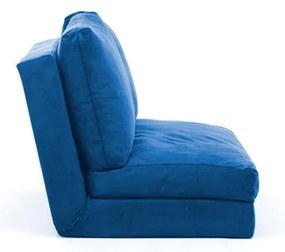 Niebieska rozkładana sofa 120 cm Taida – Balcab Home
