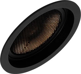 Inteligentny reflektor wpuszczany czarny regulowany z Wifi GU10 111mm - Coop 111 Honey