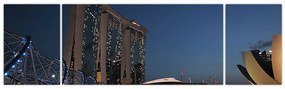 Obraz nowoczesnej metropolii (170x50 cm)