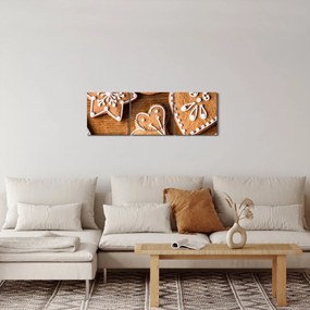 Obraz - Piernik (z zegarem) (90x30 cm)