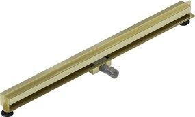 Mexen Flat Wall odpływ liniowy ścienny 2w1 110 cm, złoty szczotkowany - 1A30110