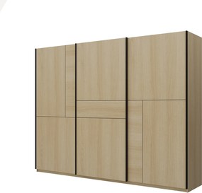 Szafa Przesuwna LUBERO 120 cm Szafa Trzydrzwiowa Dąb lindberg