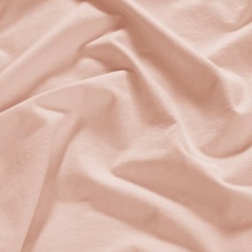 Prześcieradło 4Home Jersey Luxury pudrowy, 90 x 200 cm