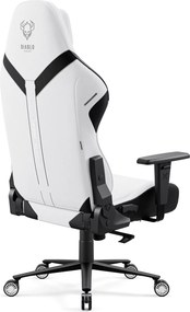 Fotel gamingowy materiałowy Diablo X-One Prime Normal Size, Ghosted White