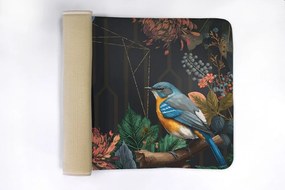 Dywanik do łazienki Dywanik do łazienki Ptak Kwiaty