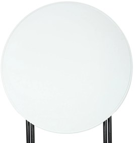 Casaria Stół imprezowy LYDA z plastiku, Ø72x110cm, biała