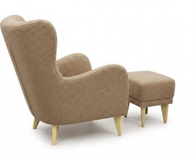 Fotel Roland z podnóżkiem-ergonomiczny, komfortowy i ponadczasowy design