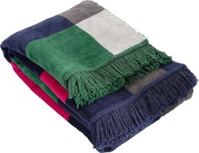 Koc Cosy Home 150x200cm Leaf&amp;Fuchsia