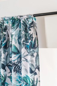 Designerska zasłona CORTINA 140x270 cm, wzorzysta Zawieszanie: Taśma z wiązaniami