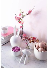 Biały porcelanowy pojemnik ELARIA KANIN - różne rozmiary Wielkość: M