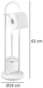 Stojak łazienkowy SIENA WHITE, 2 w 1, WENKO